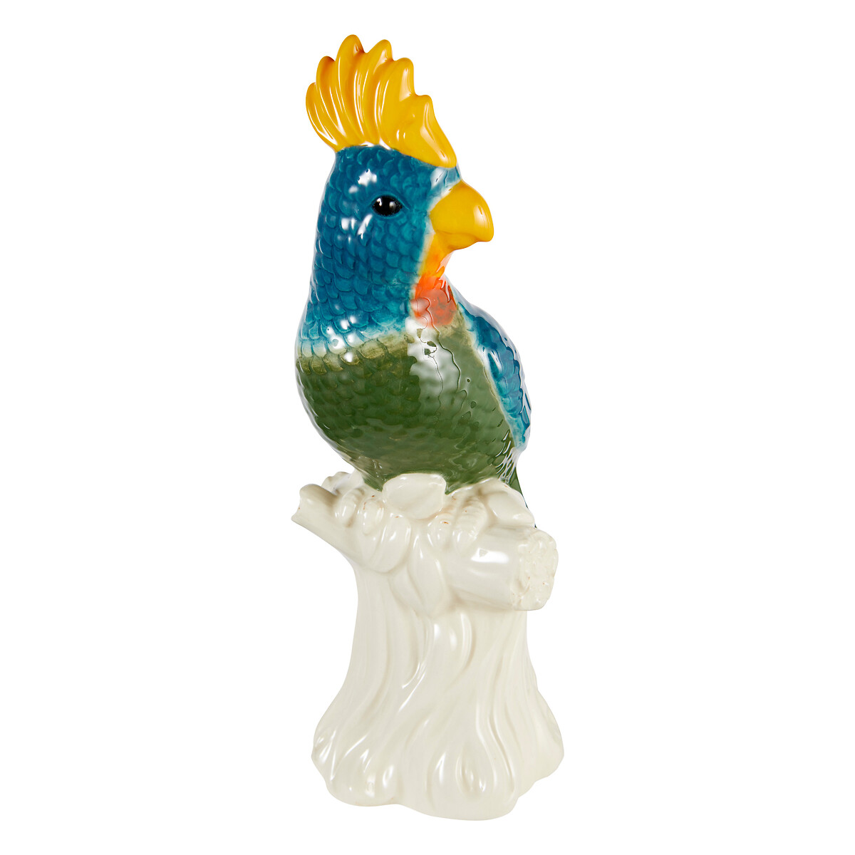 Figura p&aacute;jaro YUCATAN de cer&aacute;mica 25cm