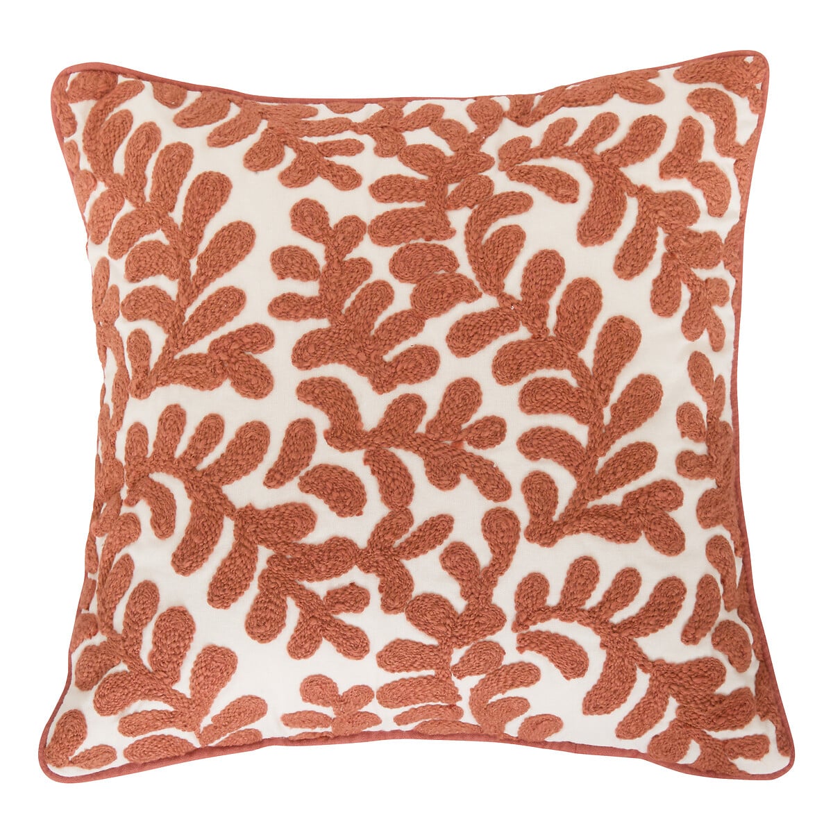 Funda de coj&iacute;n SIENNA terracota 40x40cm