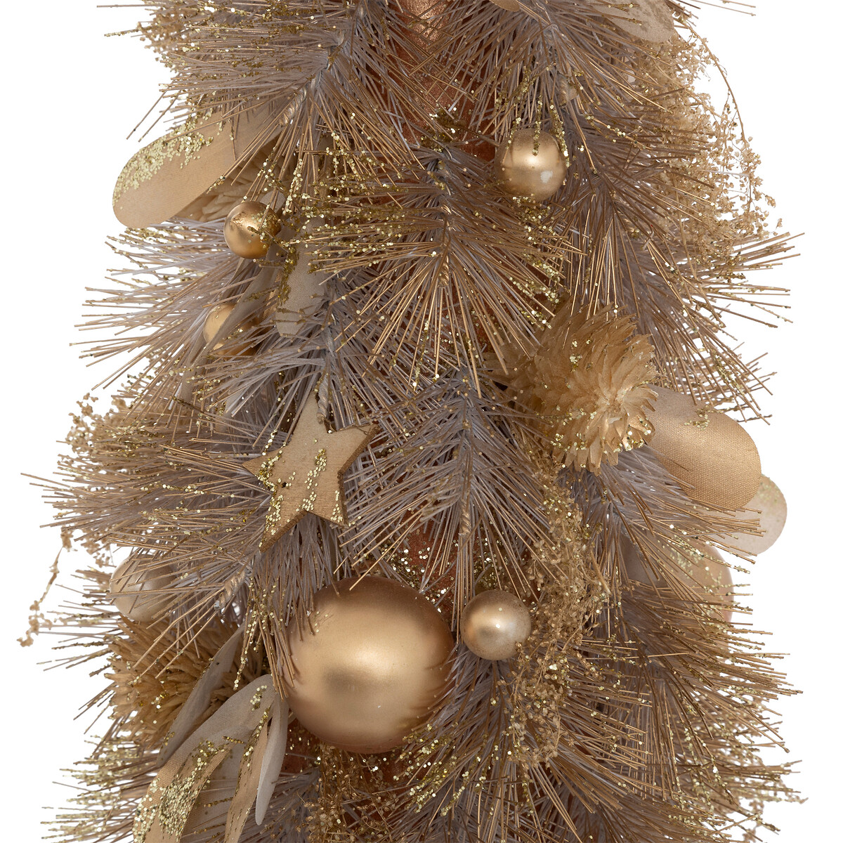 Árbol de natal decorativa dorada 40cm 