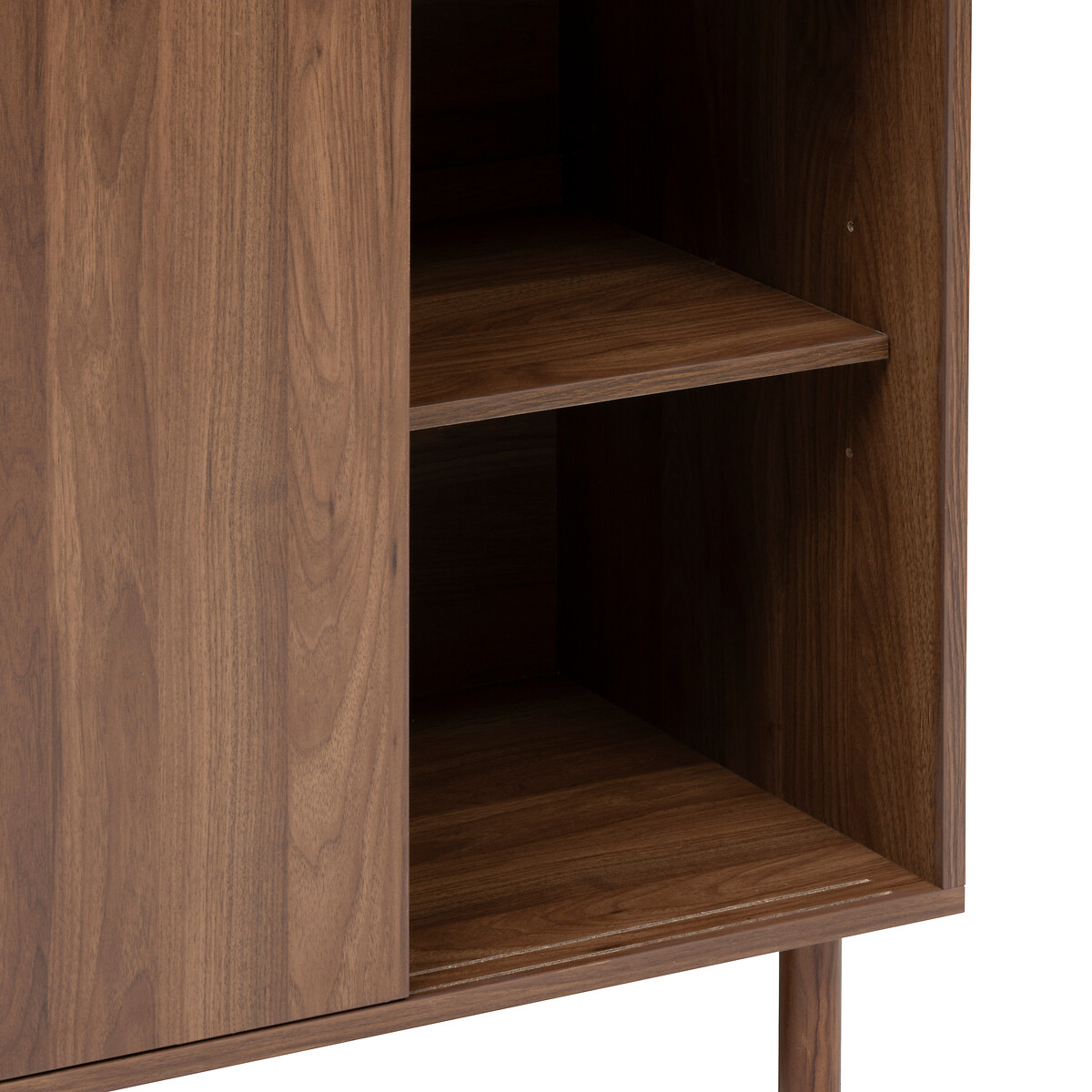 Aparador SLIDY marr&oacute;n de mdf con 2 puertas