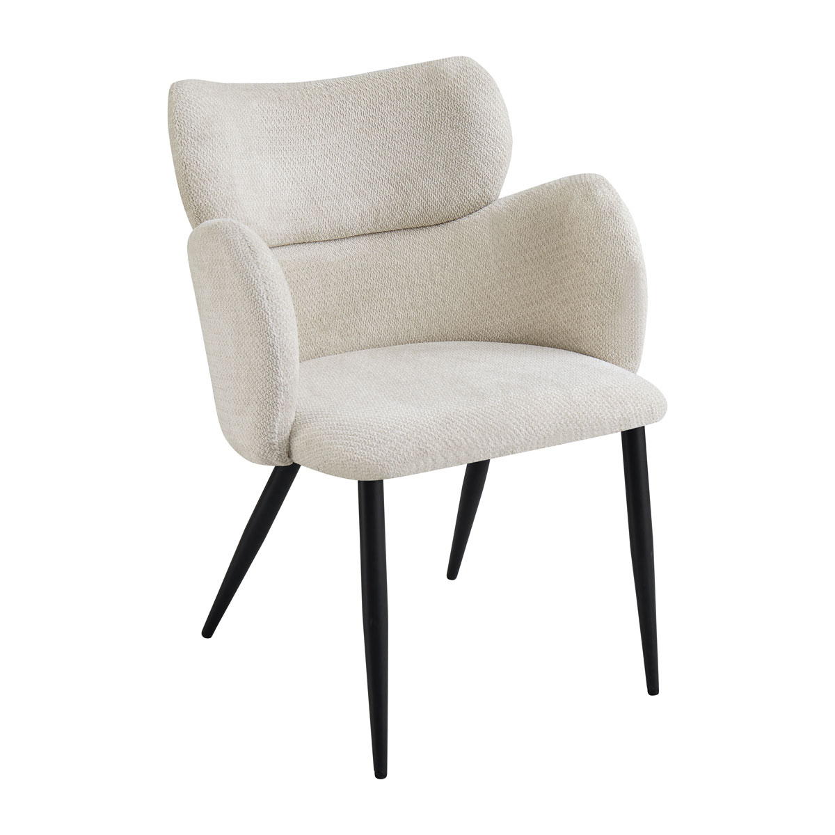 Sill&oacute;n GONDAR de tela beige