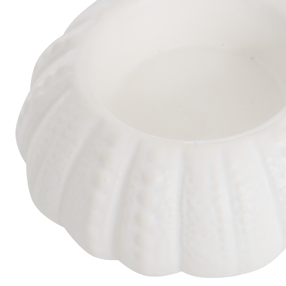 Portavela OCEANIA blanco de cer&aacute;mica