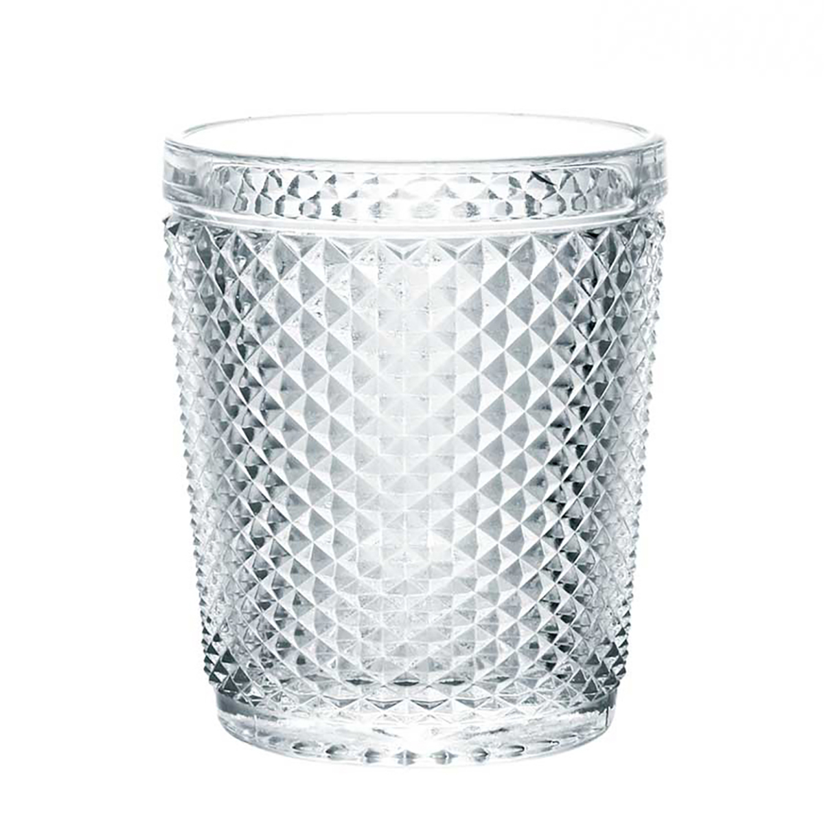 VASO DE AGUA BAJO VIDRIO TRANSPARENTE DIAMOND