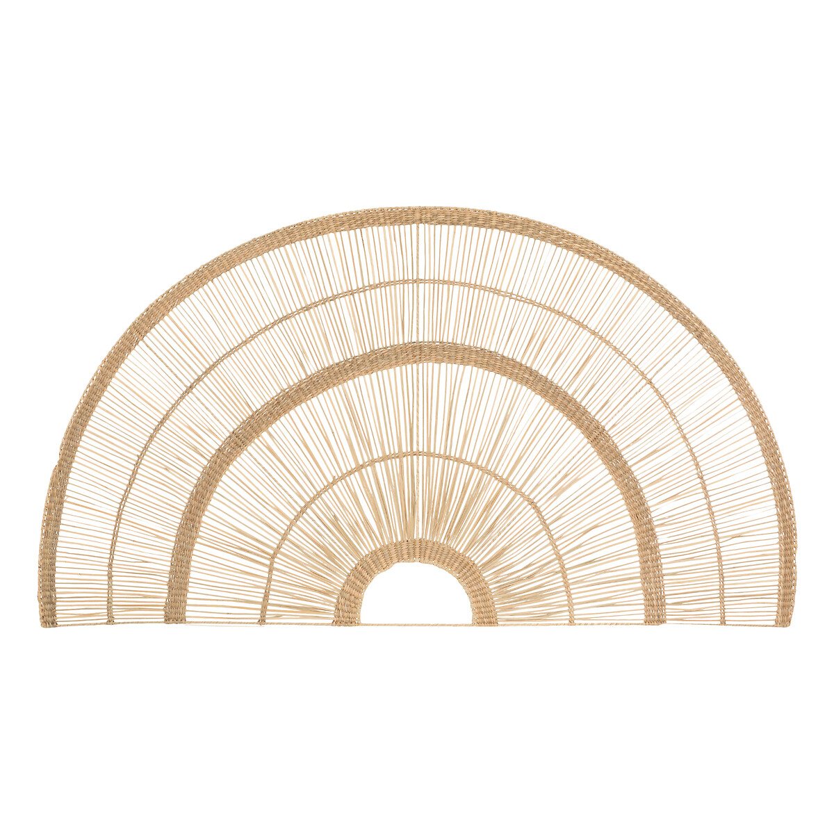 Cabeceira Sea View Bege Em Seagrass