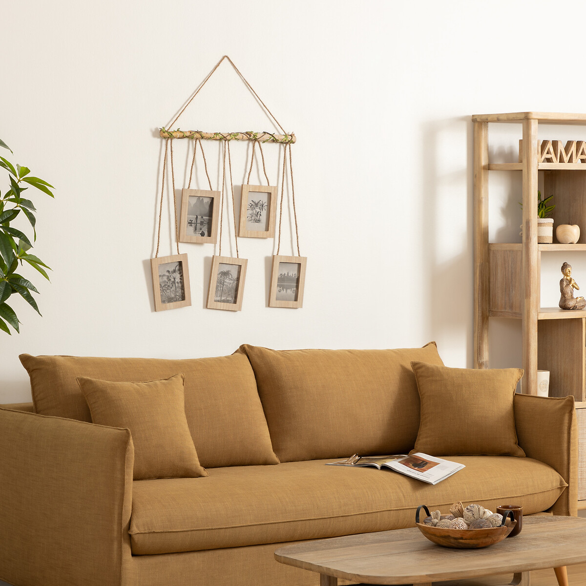 Marco De Fotos Colgante De Mdf P/5 Fotos