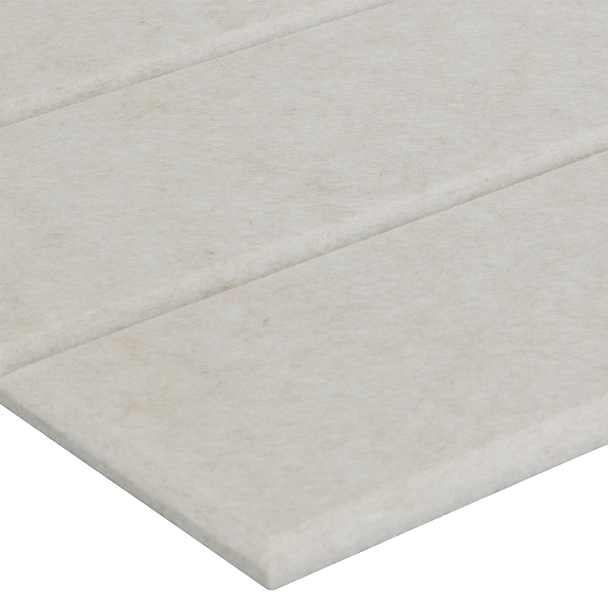 Juego 3 paneles decorativos fieltro gris 30x30cm