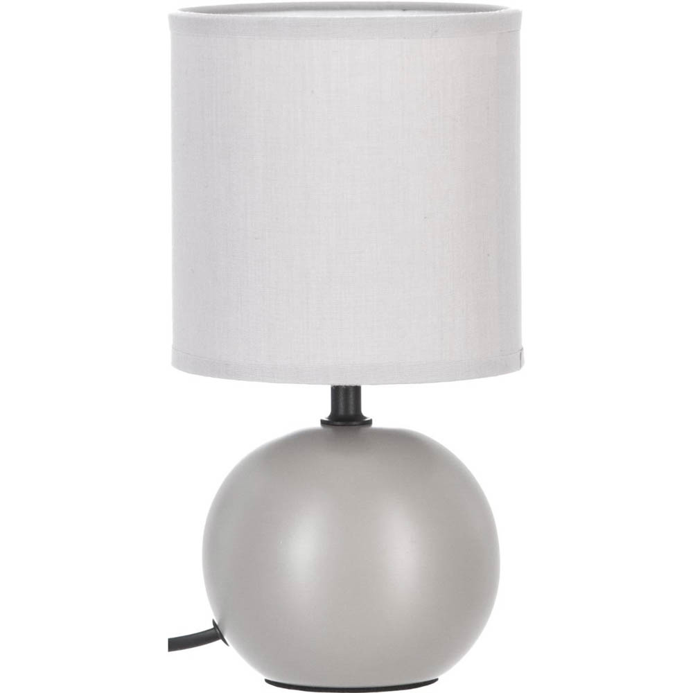 L&aacute;mpara De Mesa Timeo Gris 25Cm