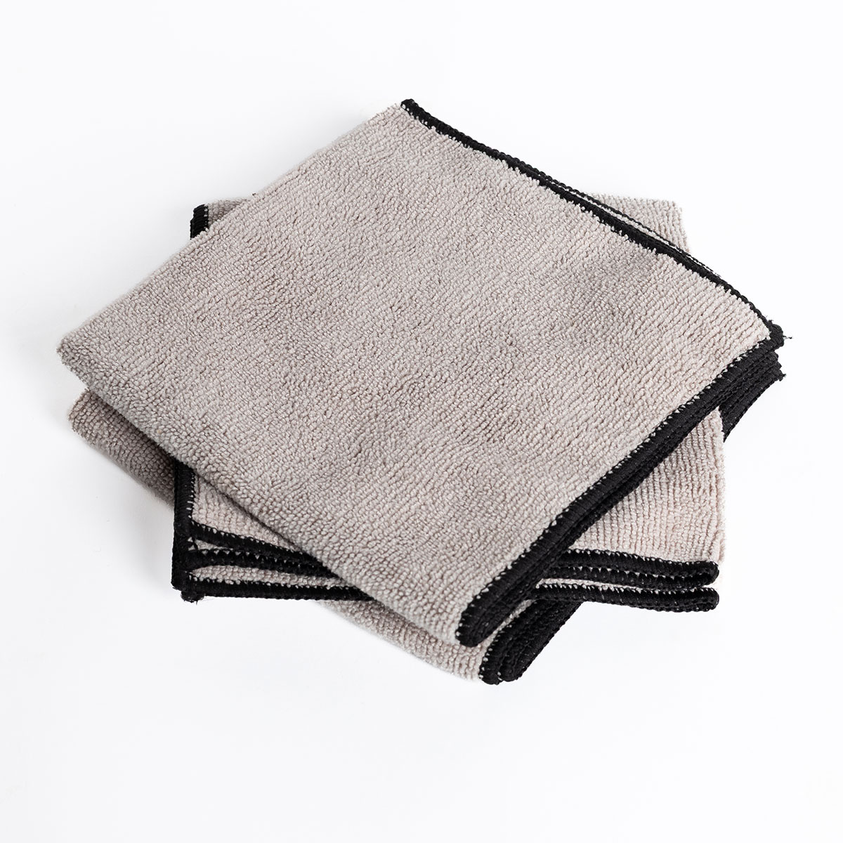 Set 3 bayas microfibra beige 34x34cm