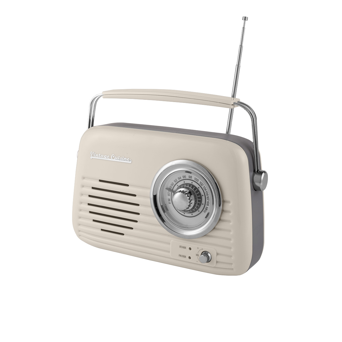 Radio VINTAGE CUISINE beige con bluetooth