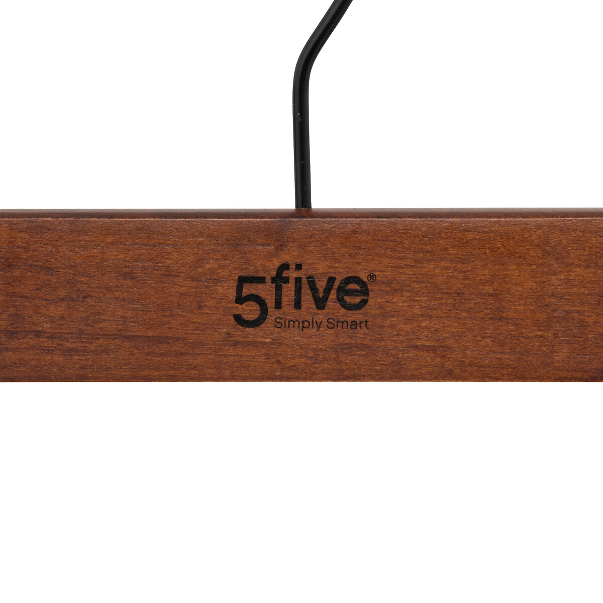 Set De 2 Perchas De Madera Con Pinzas