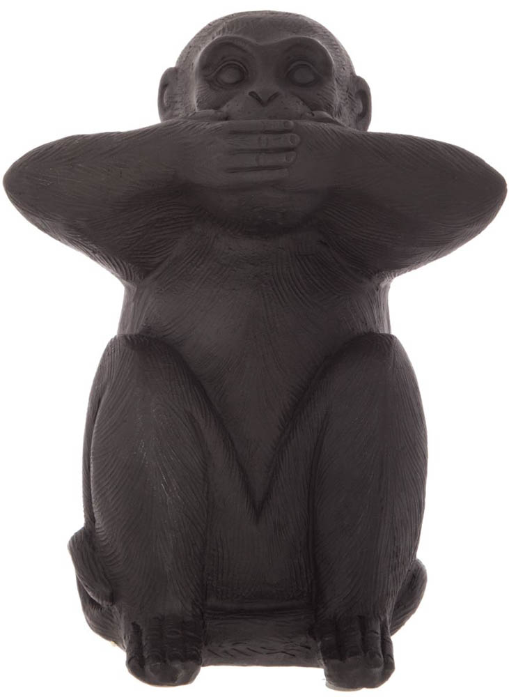 Estatueta Macaco S&aacute;bio Mudo