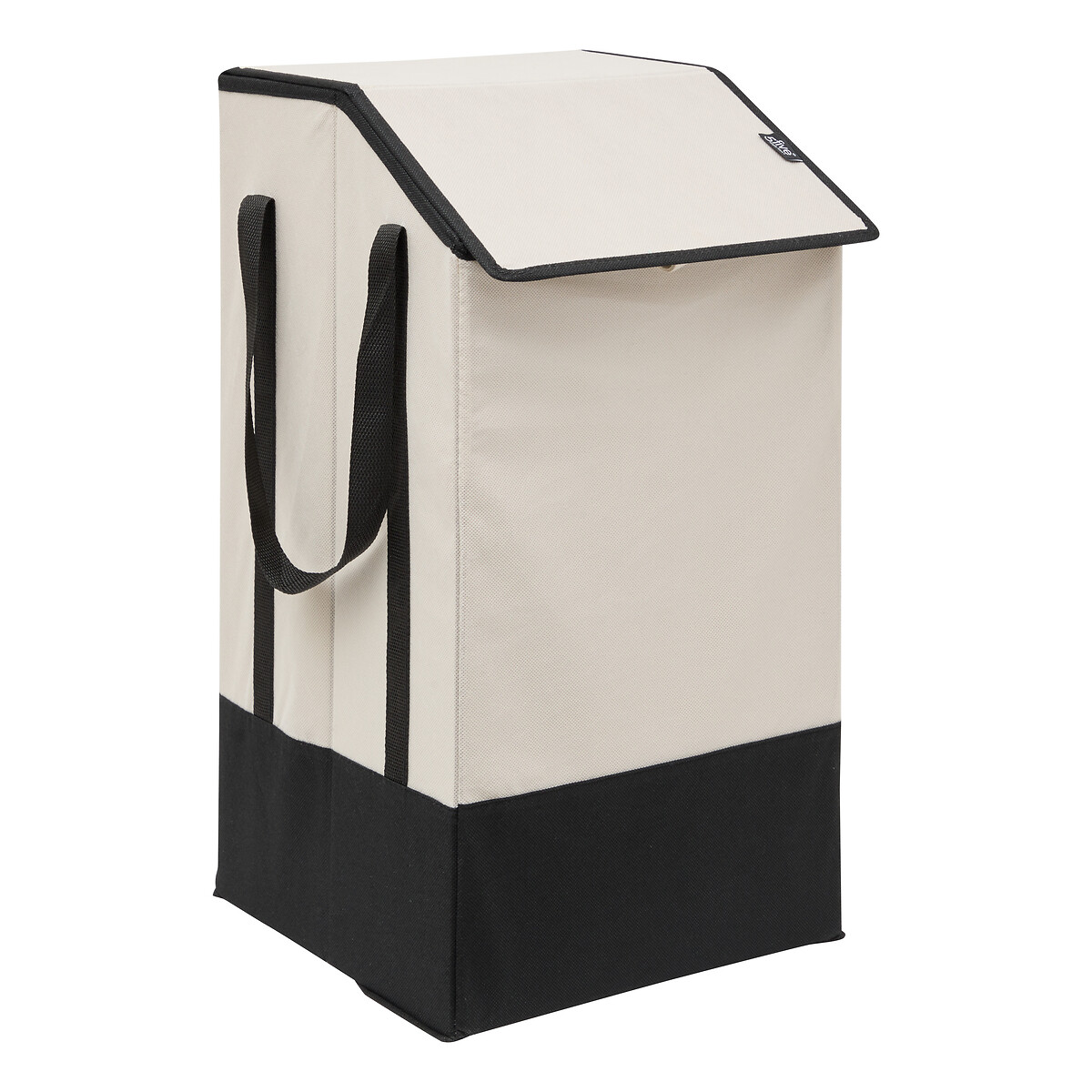 Cesto de ropa beige 45L