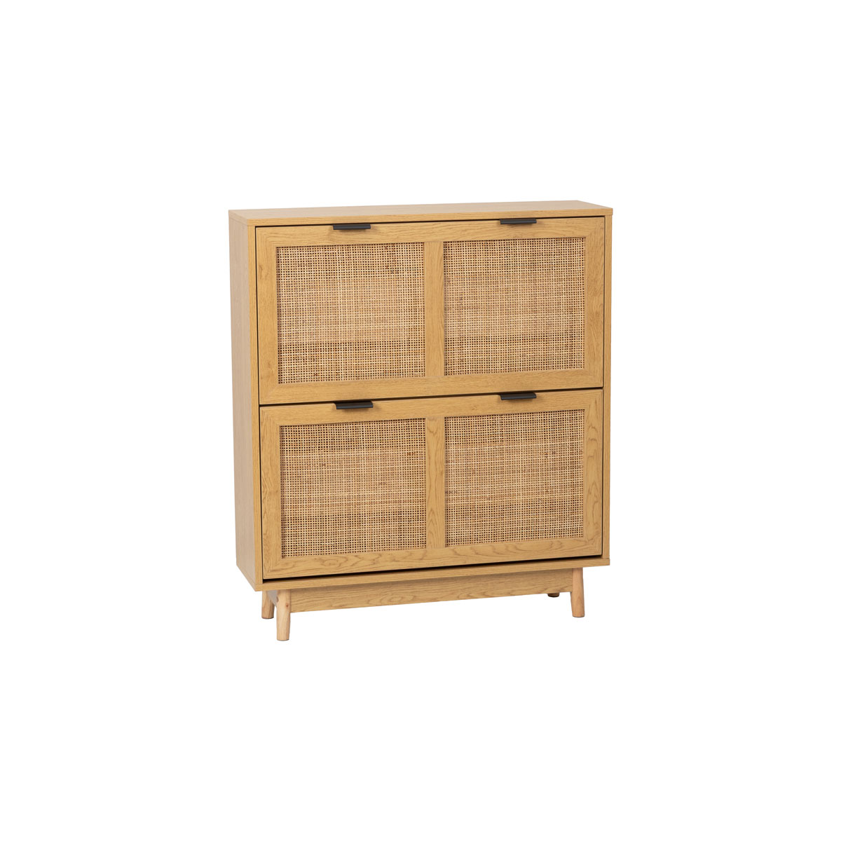 Sapateira Em Rattan Com 4 Compartimentos