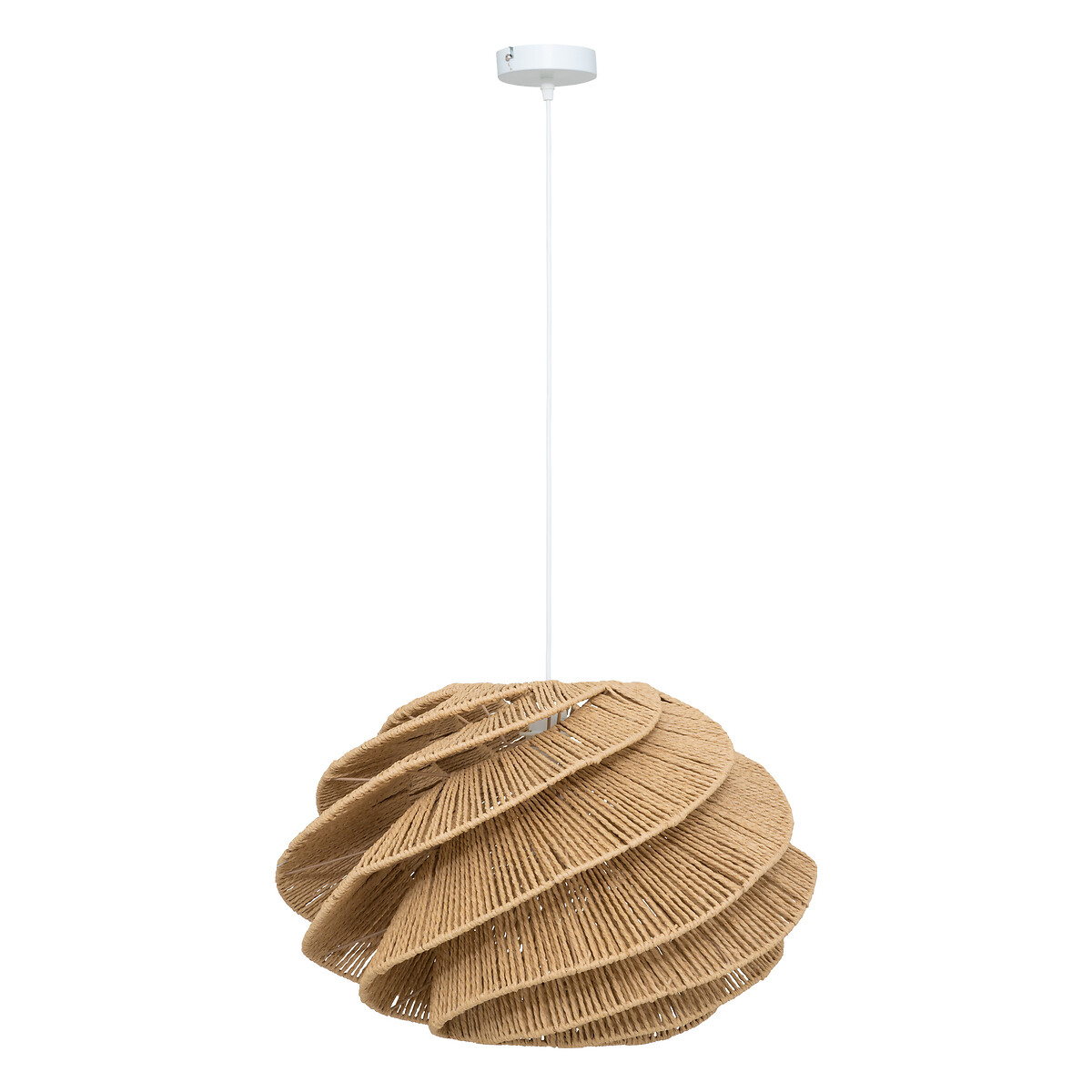 L&aacute;mpara de techo OZAN beige 54.5cm