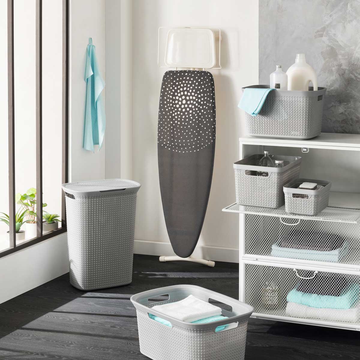 Cesto De Ropa Con Tapa 57L