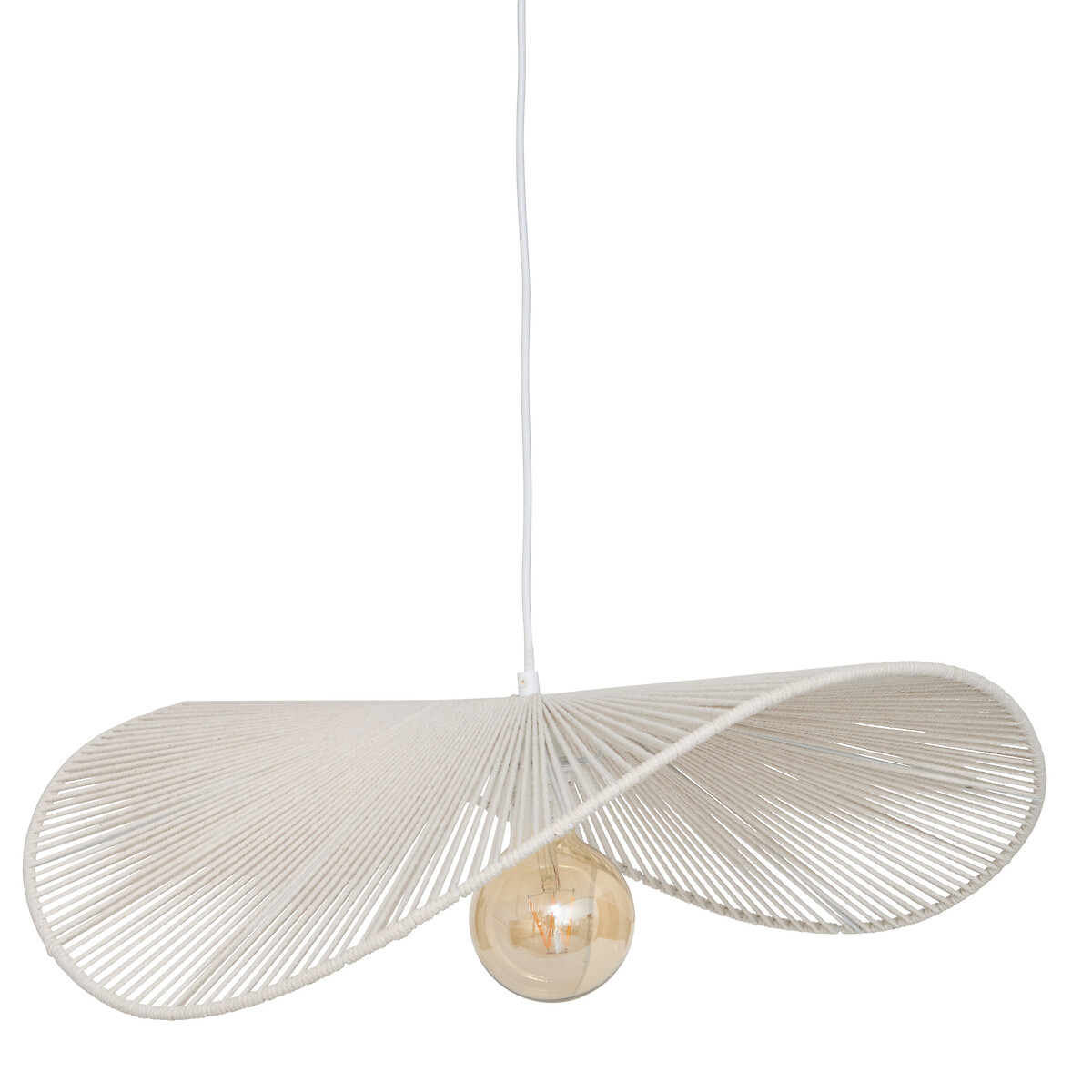 L&aacute;mpara de techo ADELIA blanca 58cm