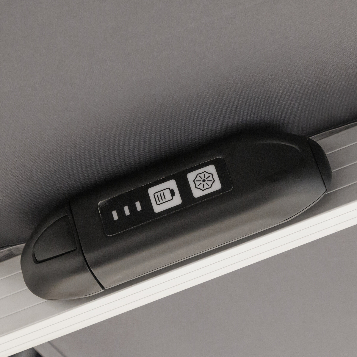 Guarda-Sol Equador Cinza Ardósia Com LED 3x3M