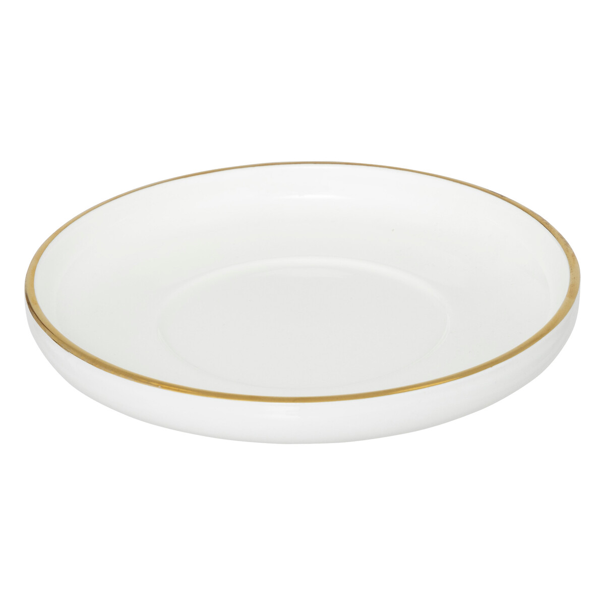 Taza De Caf&eacute; C/Plato Arya Blanco De Cer&aacute;mica 25cl