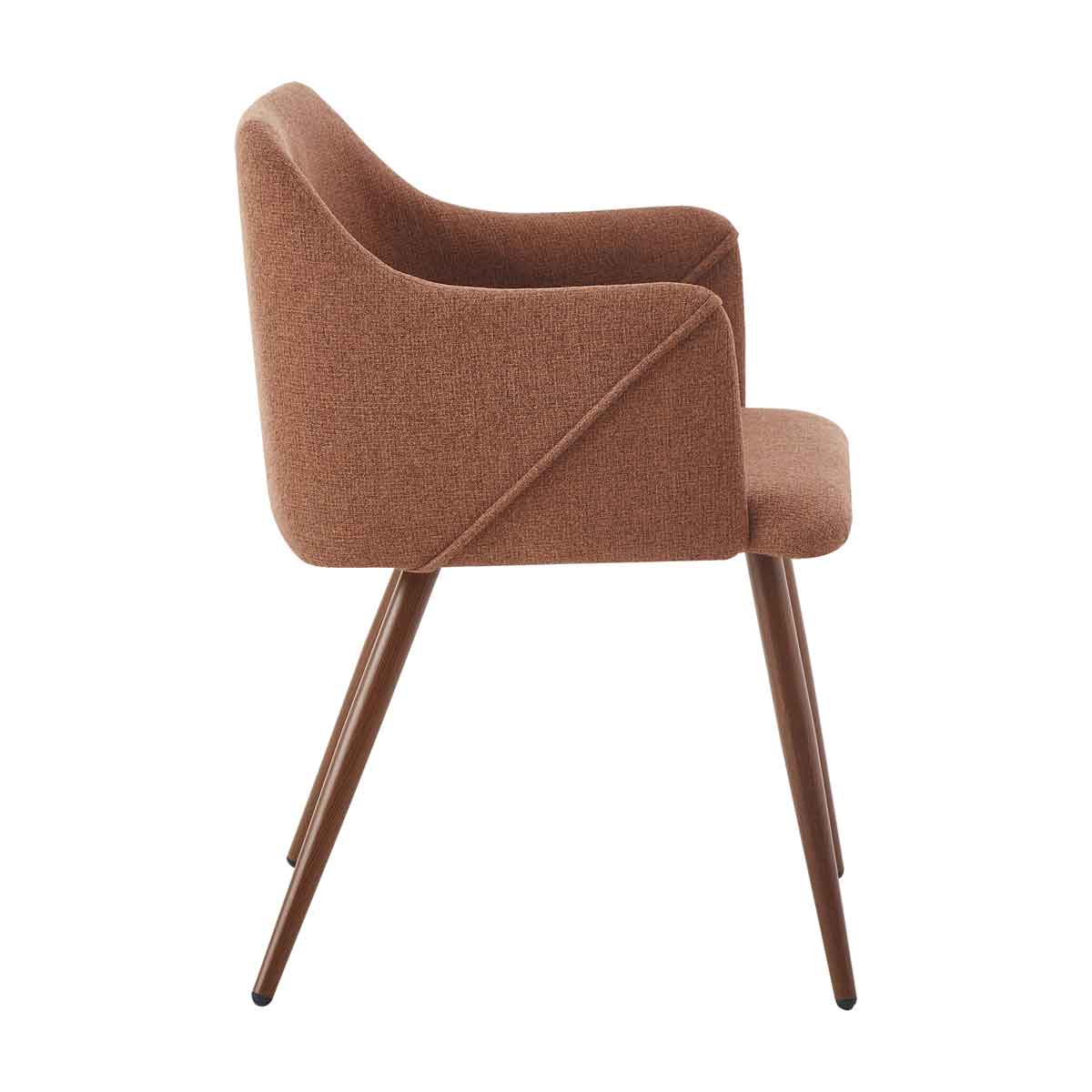 Sill&oacute;n ALDRIDGE de tejido terracota