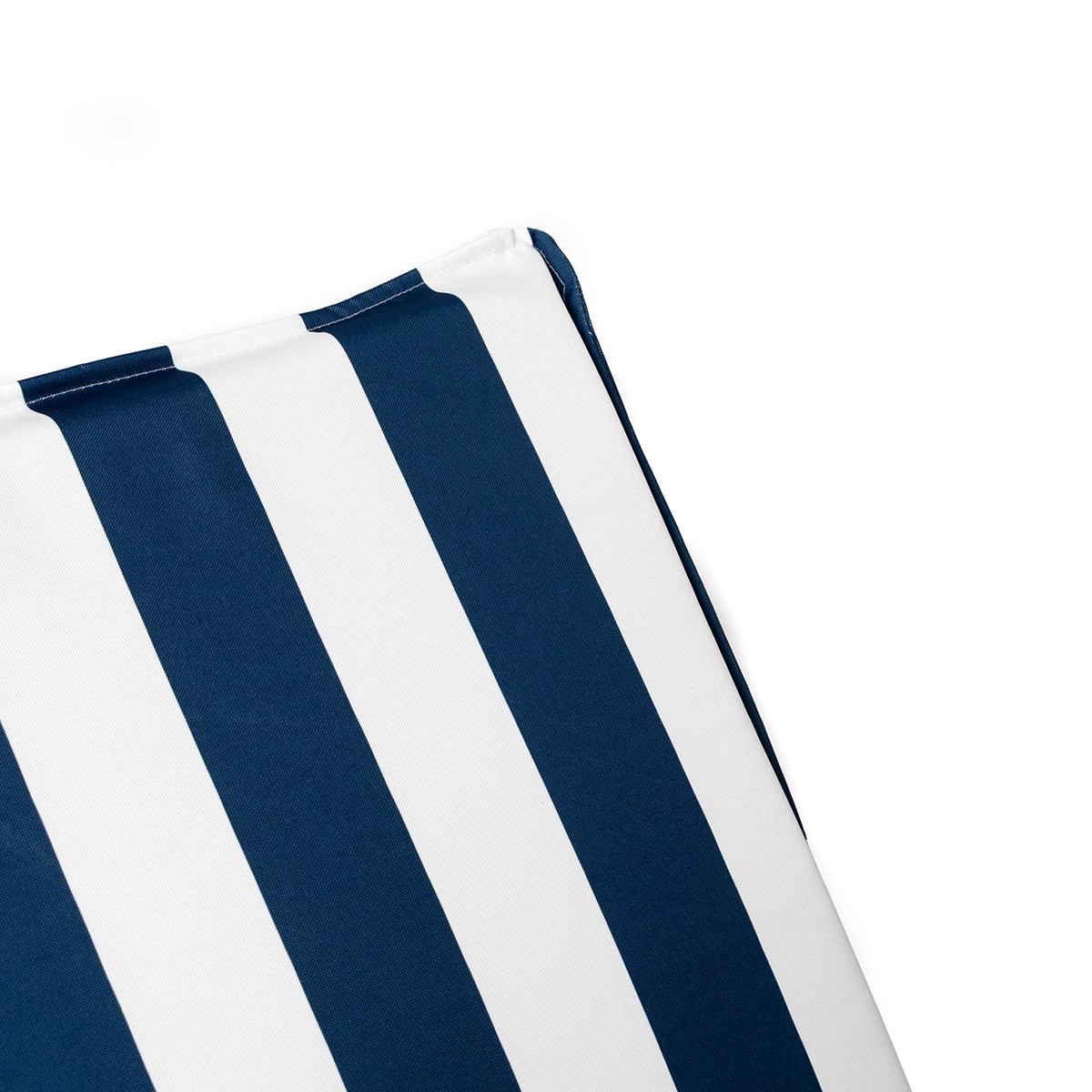 Coj&iacute;n para tumbona a rayas blancas y verdes