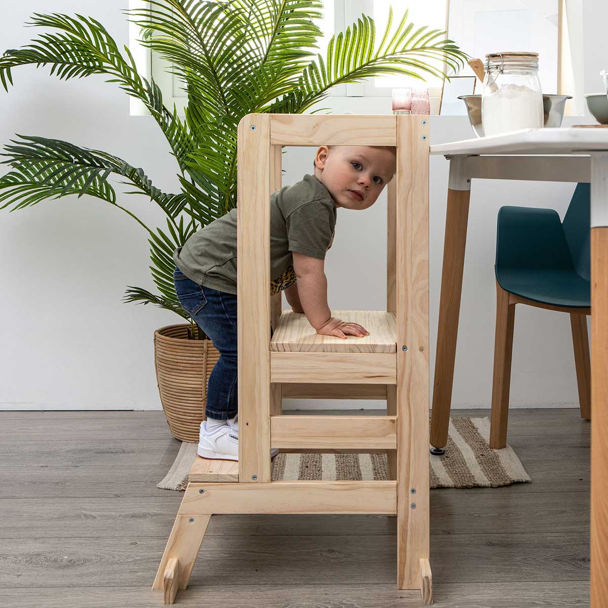 Torre Aprendizaje Montessori 51x51x90Cm