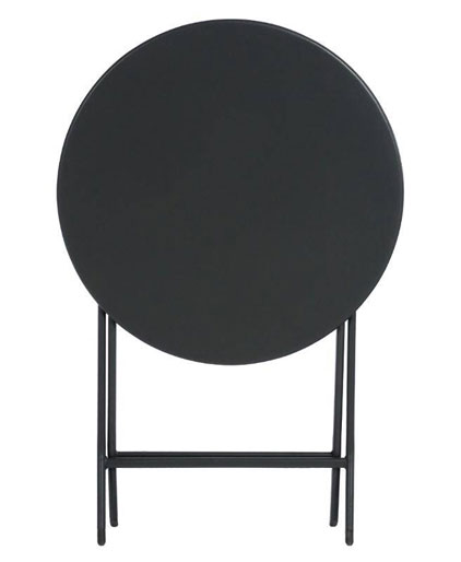 Mesa plegable GREENSBORO redonda gris