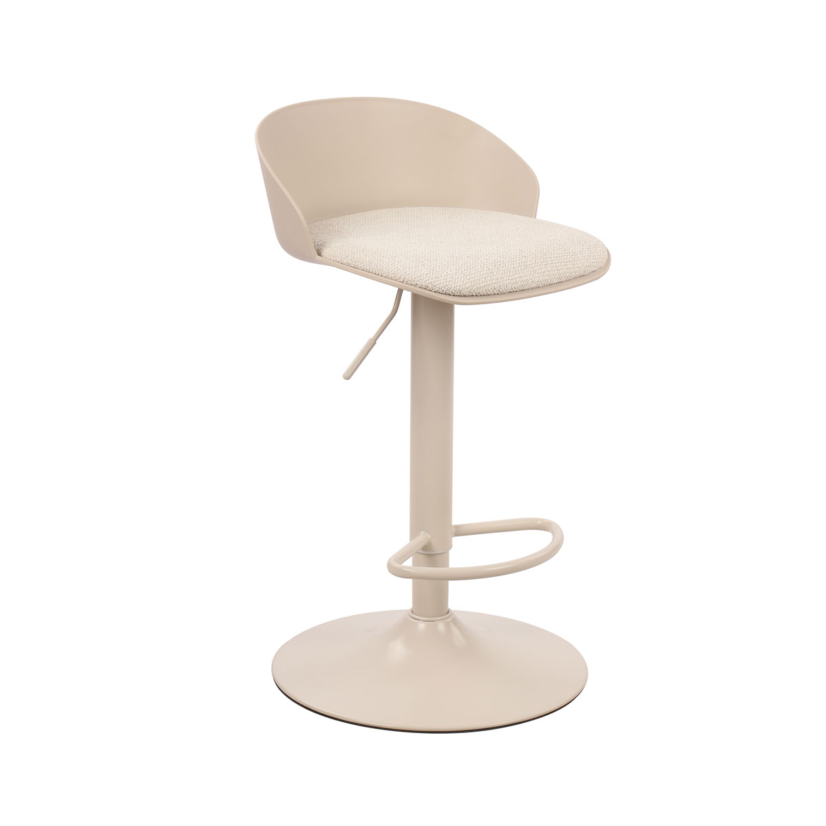 Taburete bar regulable FLAIR beige