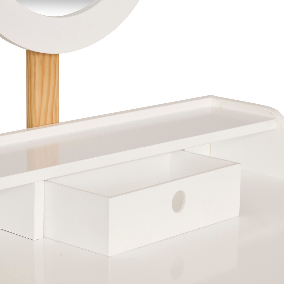 Tocador BELLA blanco de madera de pino