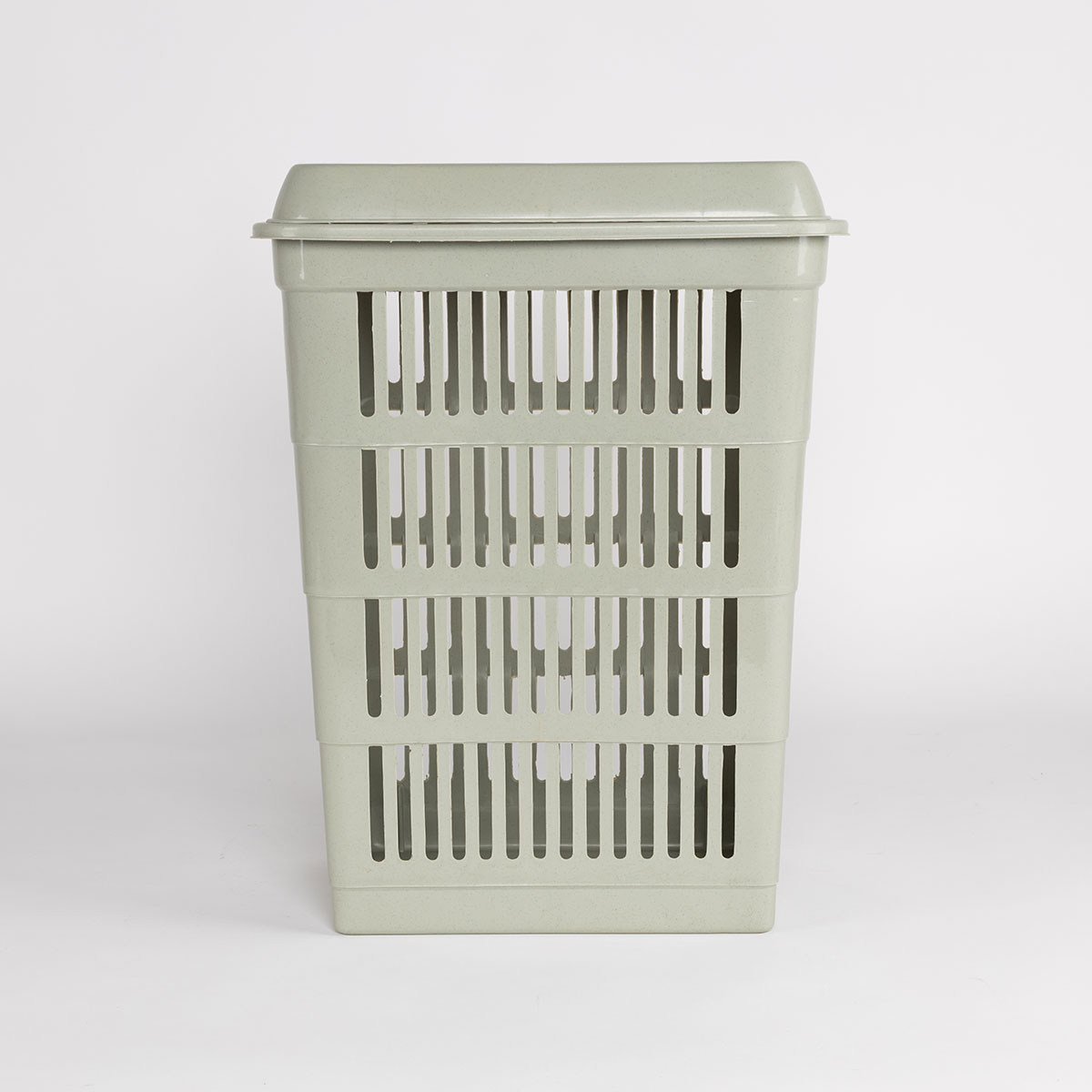 Cesto para colada con tapa verde 40L