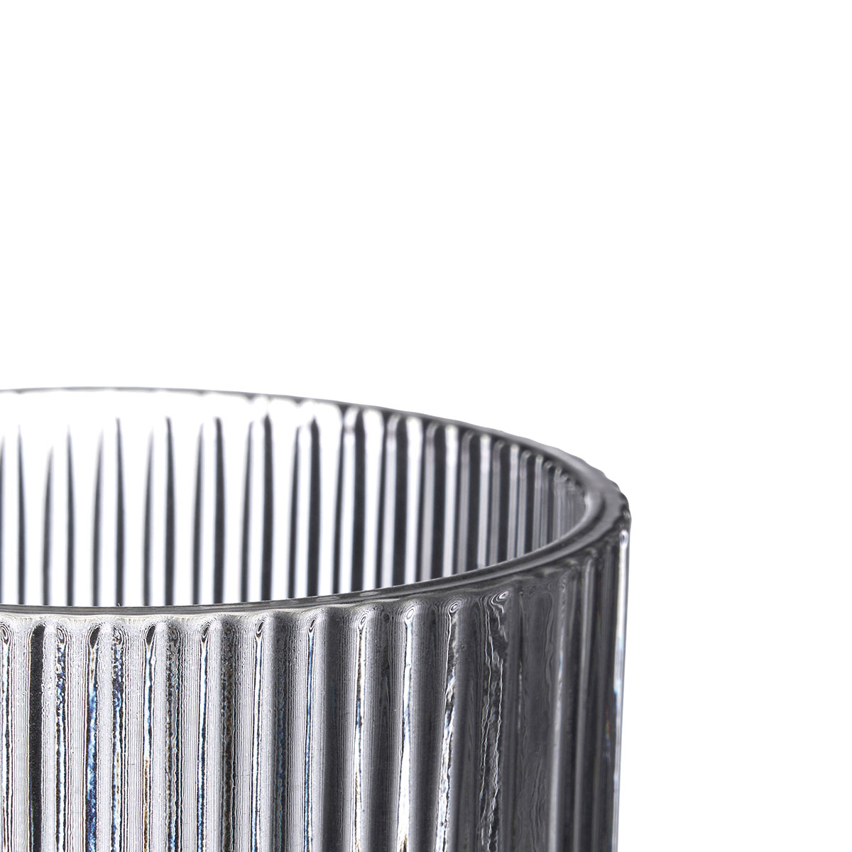 Copa De Vino Rayas Gris 26cl