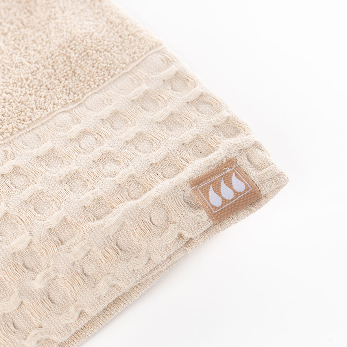 Toalla de ba&ntilde;o beige 70x130cm