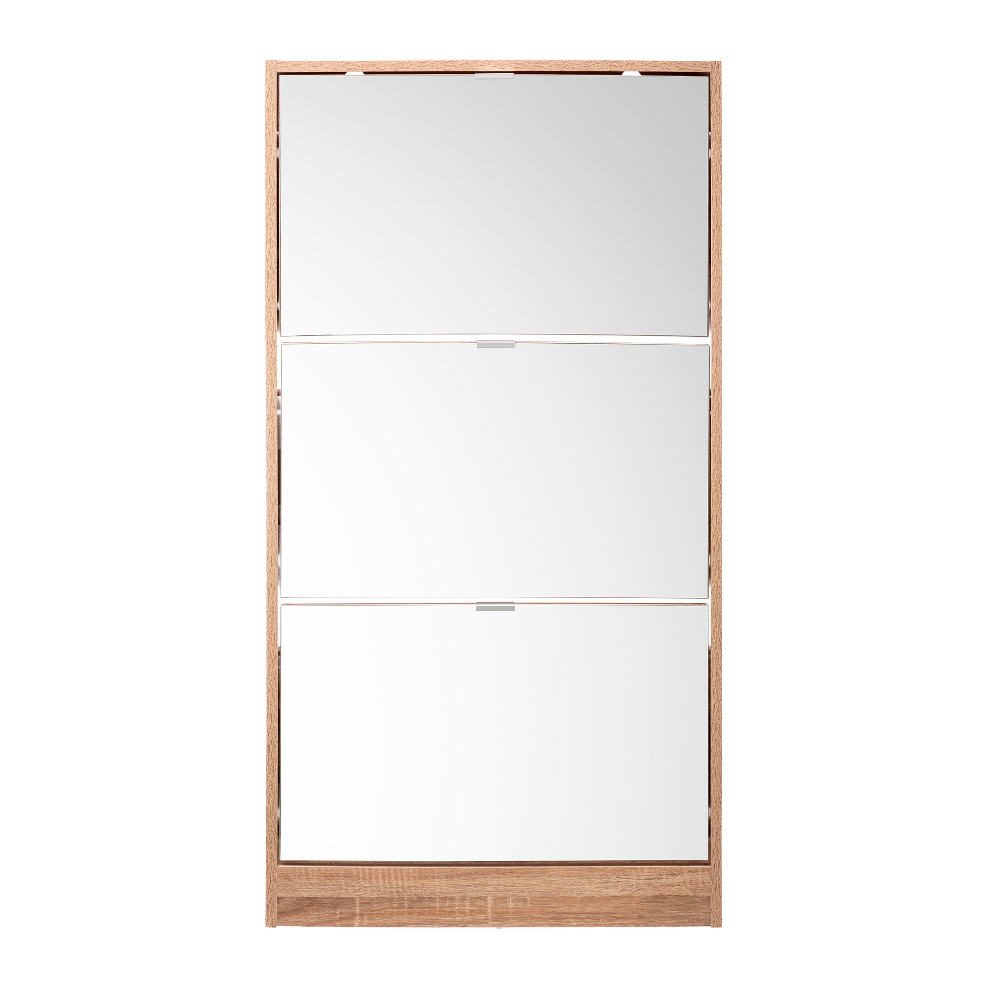 Zapatero De Madera C/3 Cajones Y Espejo