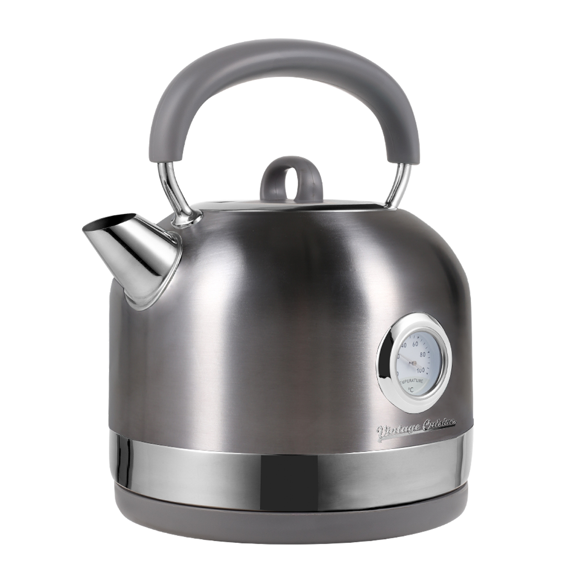 Chaleira El&eacute;trica Vintage Cuisine Prateada 2200W