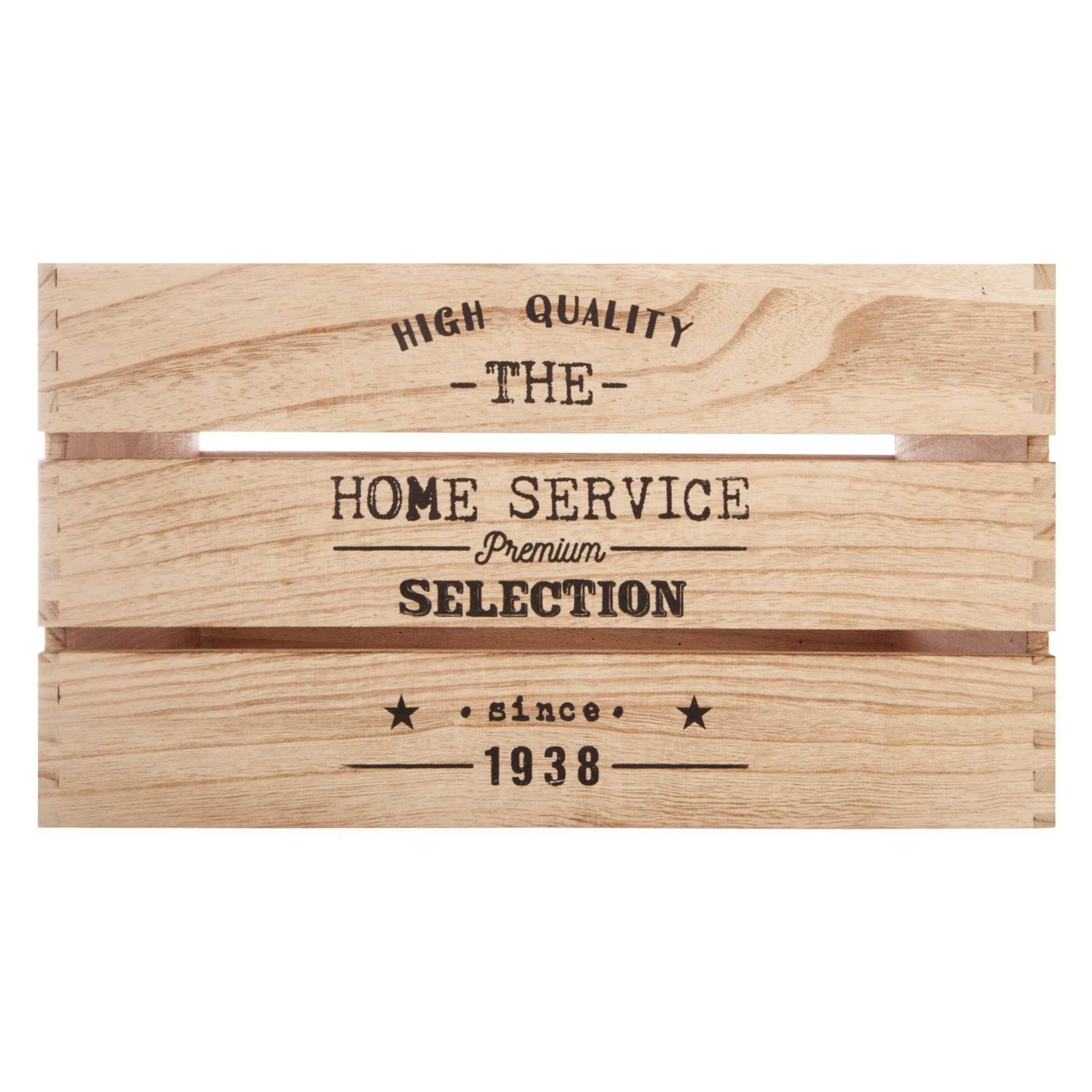 Caja De Madera Factory Natural