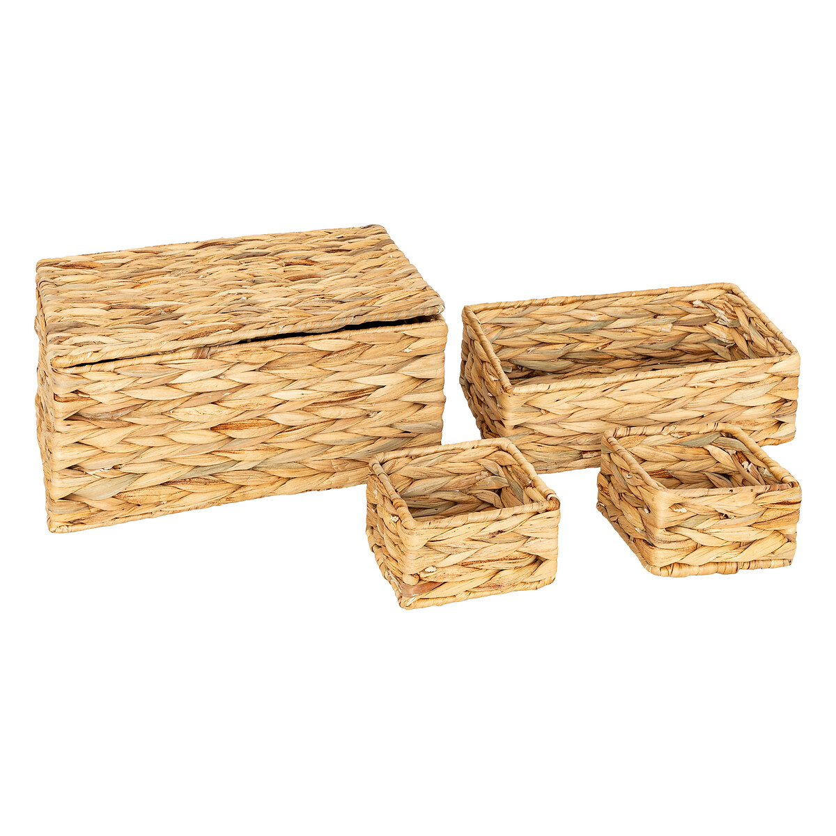 Set 4 cestos de mimbre LIA JACINTHE