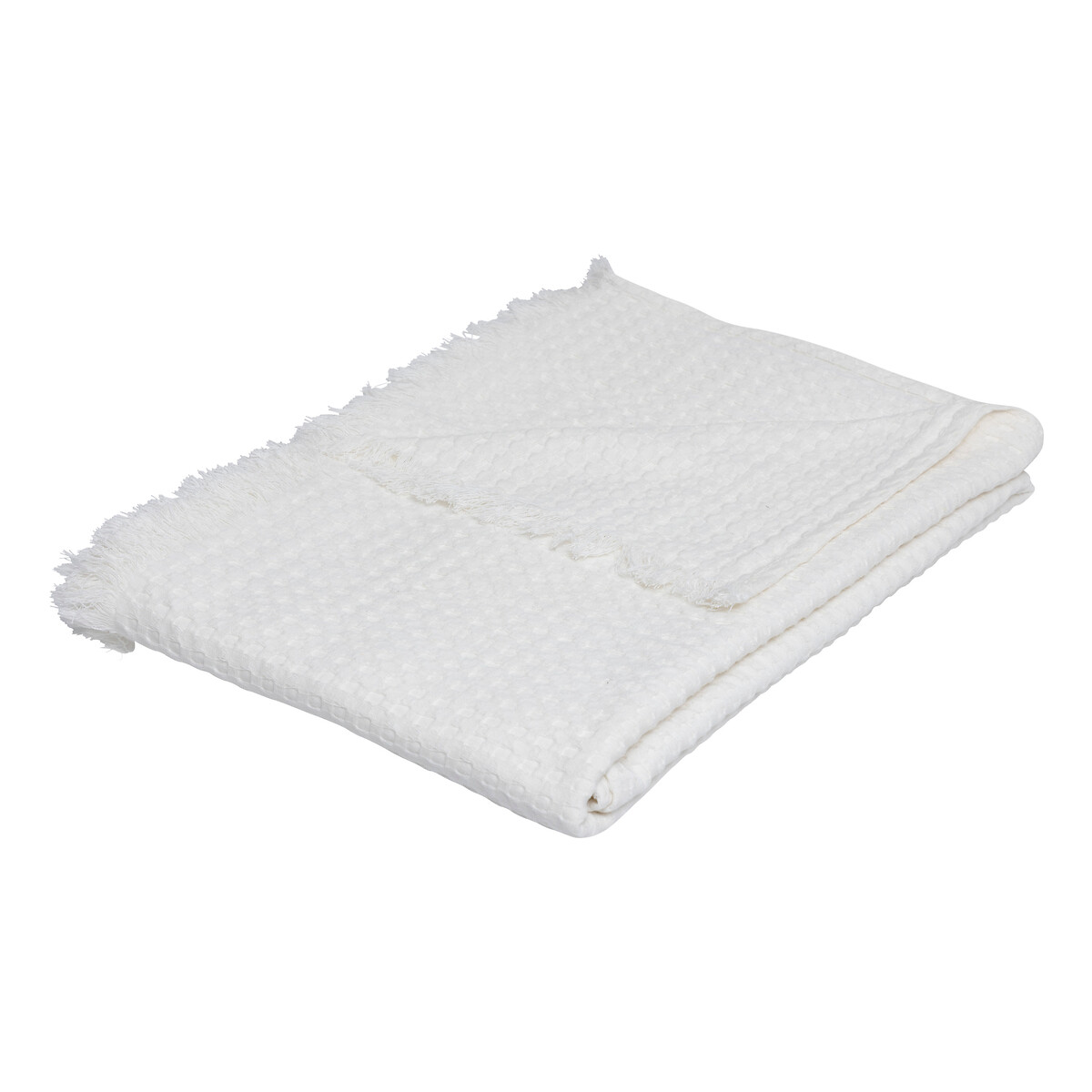 Manta The Floral Waffle Blanca 130x180cm