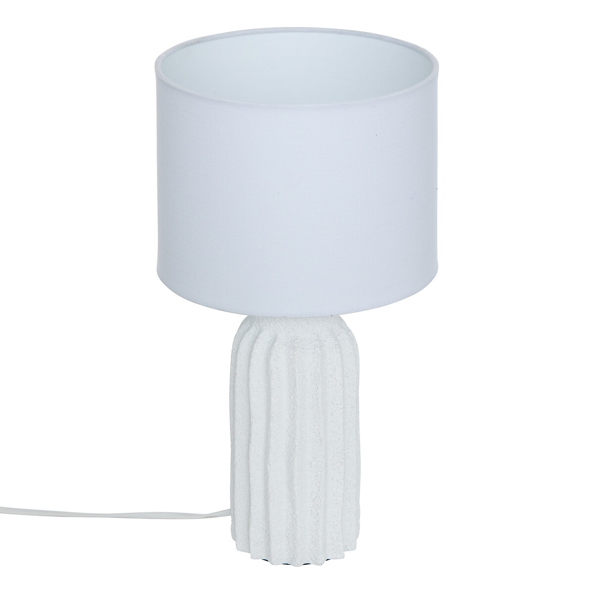 L&aacute;mpara de mesa blanca 50cm