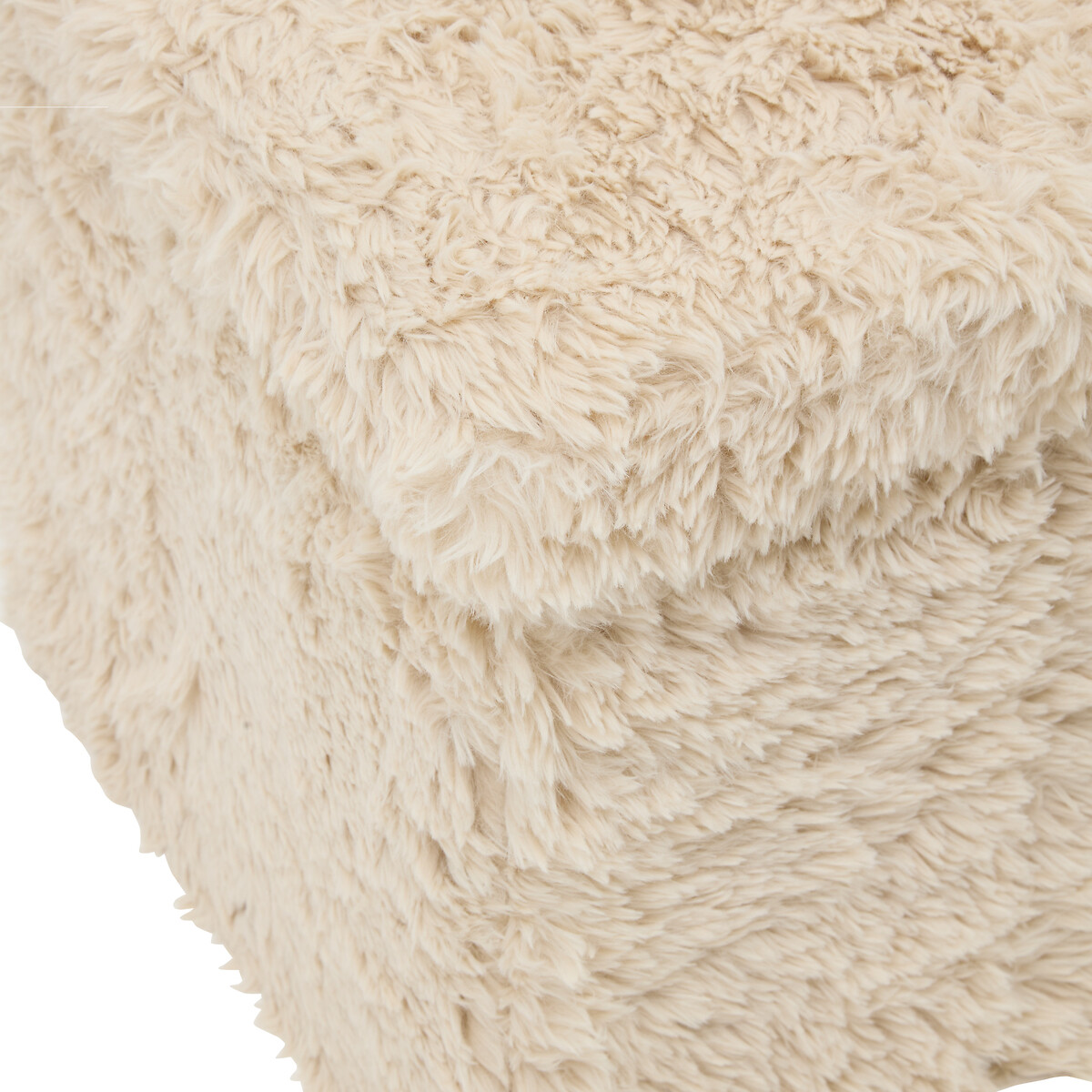 Puf con almacenaje DUVIA beige