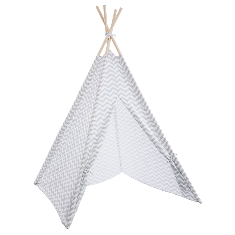 Tienda Tipi Gris P/Niños 120x160x120Cm