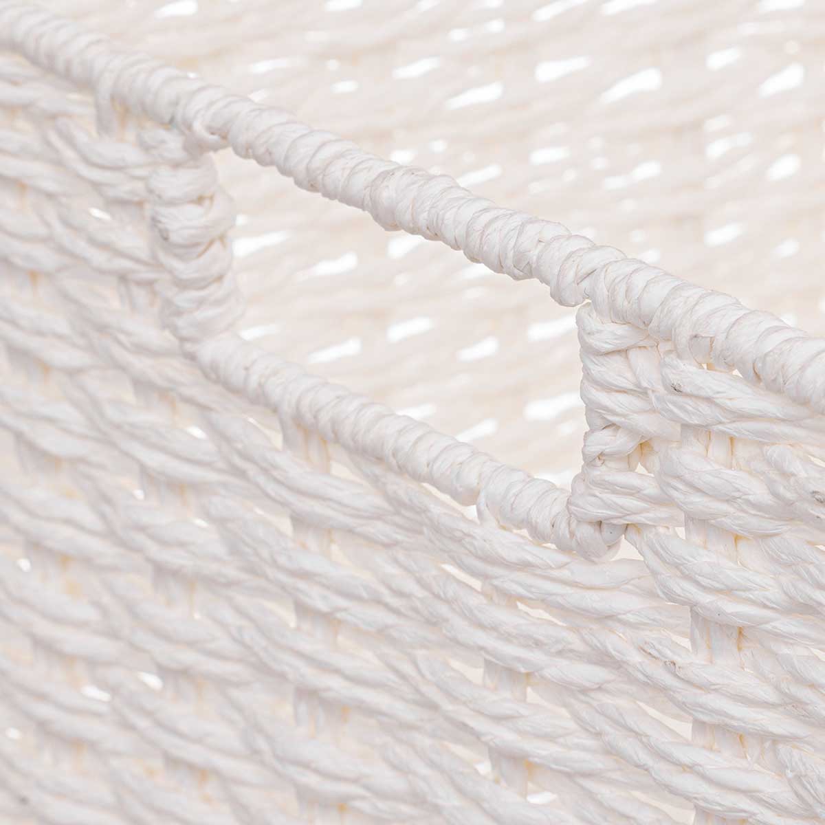 Cesto De Arruma&ccedil;&atilde;o Costa Branco 24x32cm