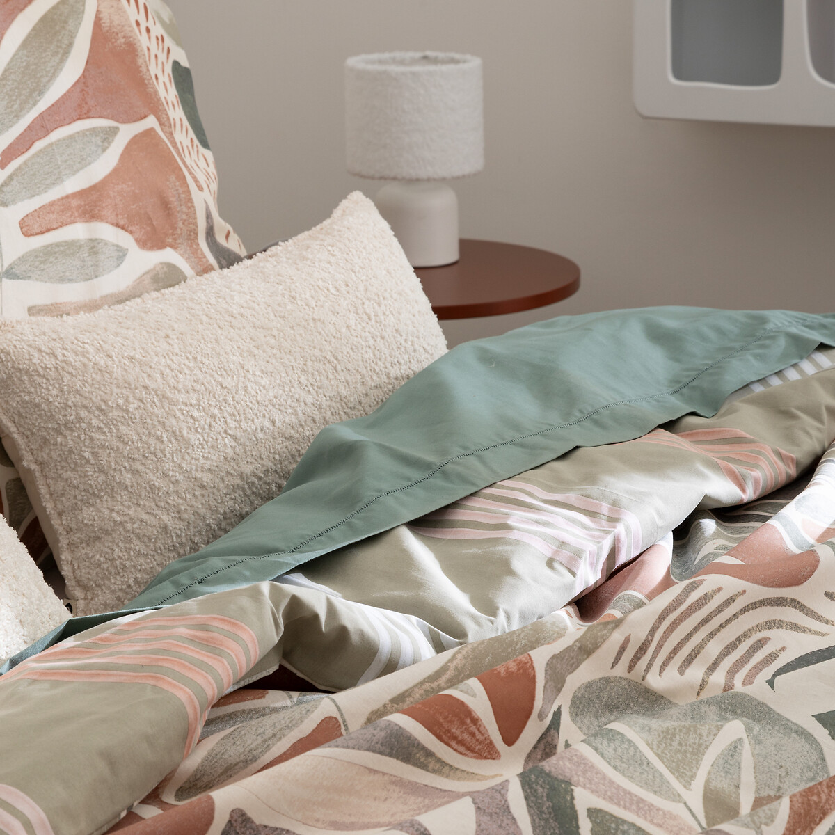 Cojín Bouclette Marfil 30x50cm