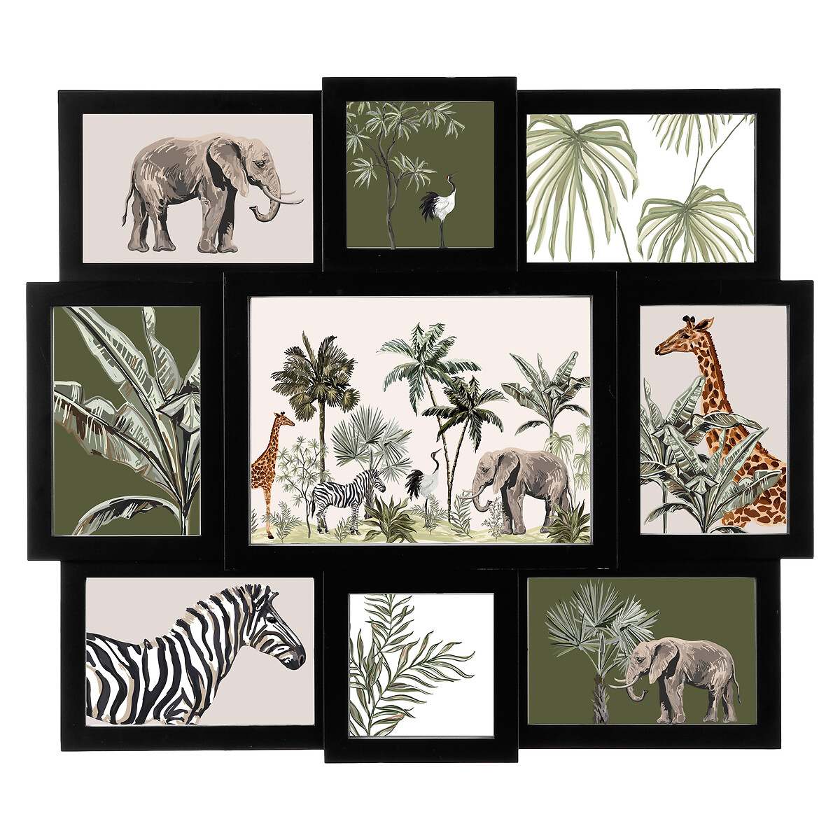 Marco De Fotos Múltiple 9 Fotos 43x49Cm