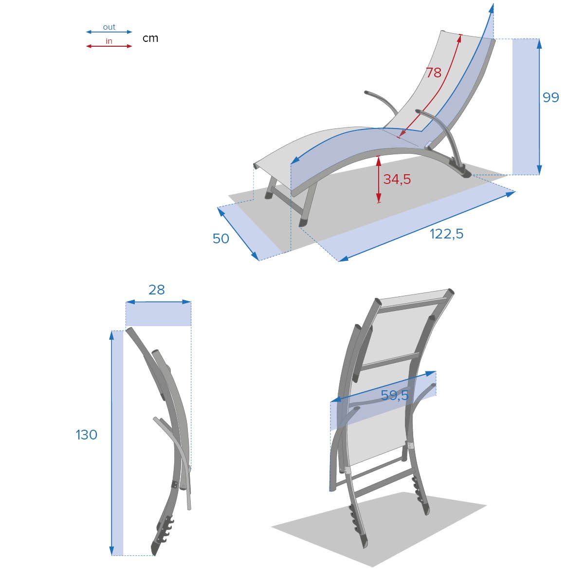 Espregui&ccedil;adeira Samba Noisette E Praline