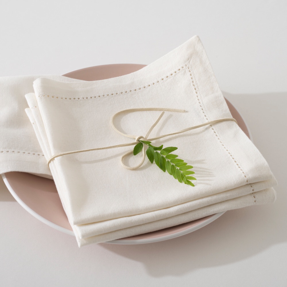 Juego 4 Servilletas Chambray 40x40Cm