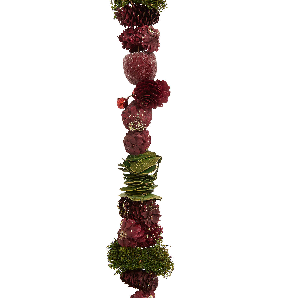 Guirnalda hojas y piñas 100cm 