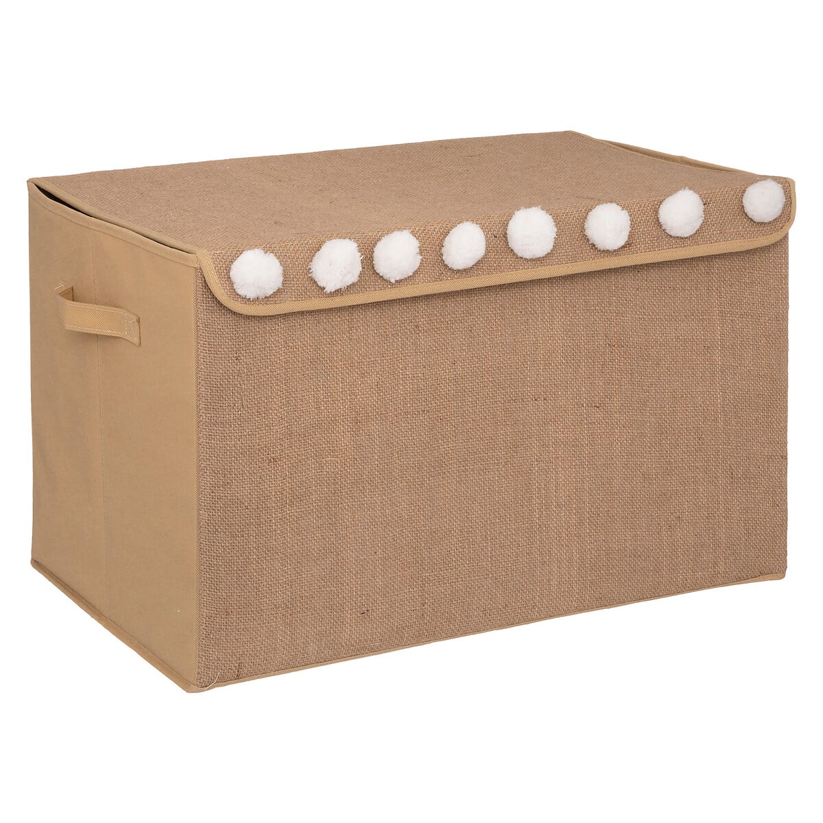 Caja de almacenaje OASIS con pompones 