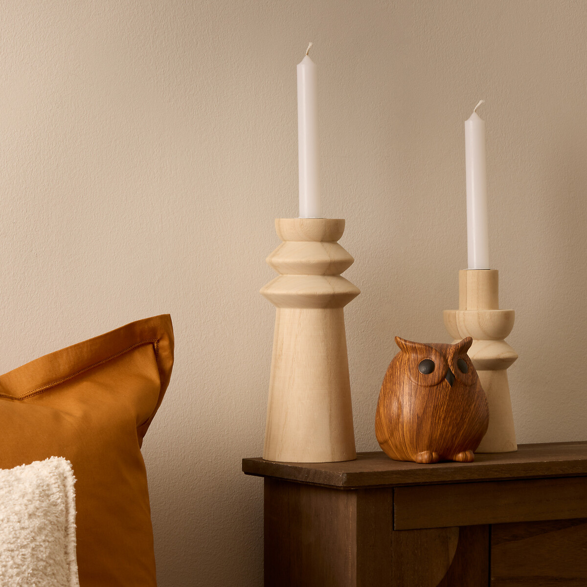 Figura decorativa b&uacute;ho marr&oacute;n claro 12cm