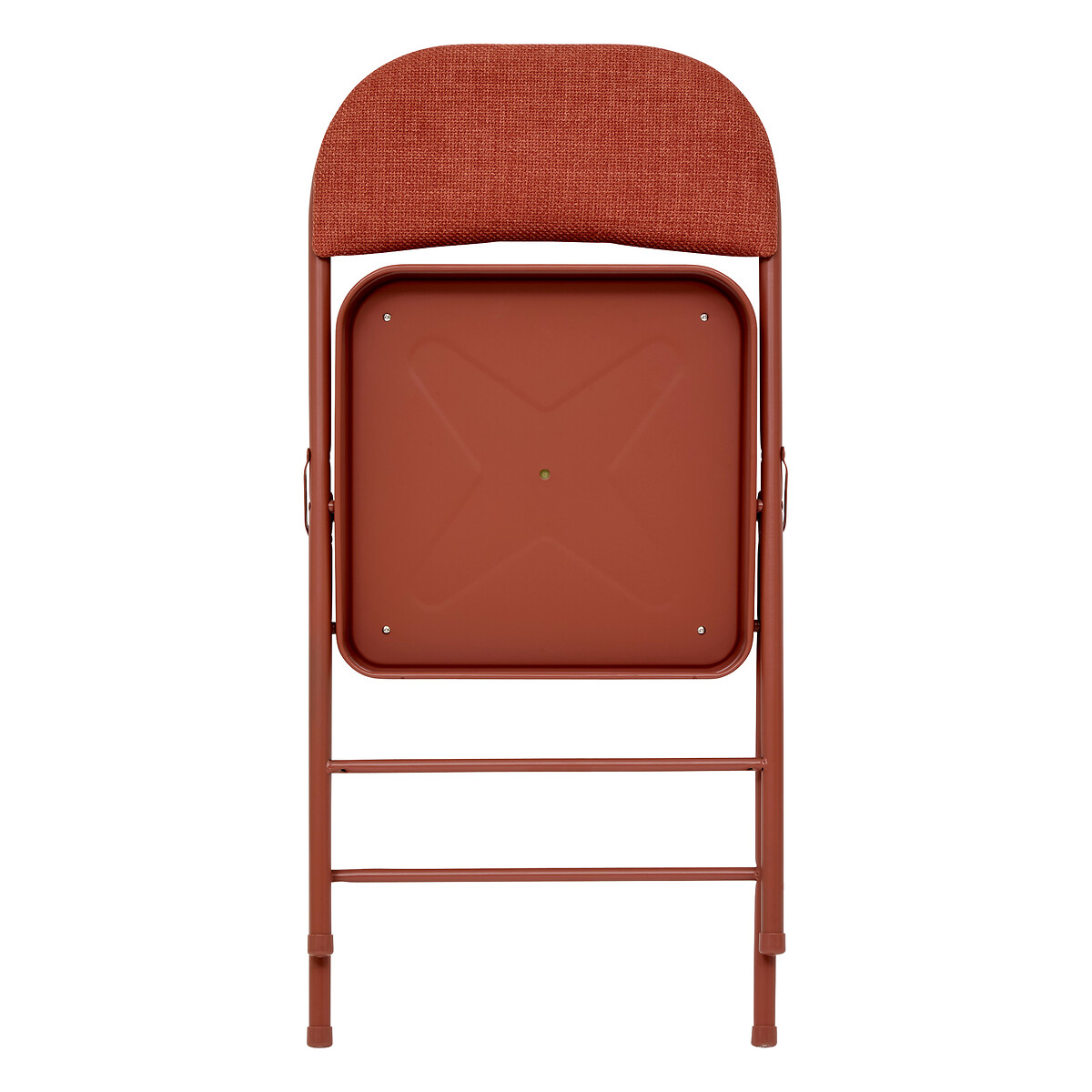 Silla plegable FLEXY terracota de metal 