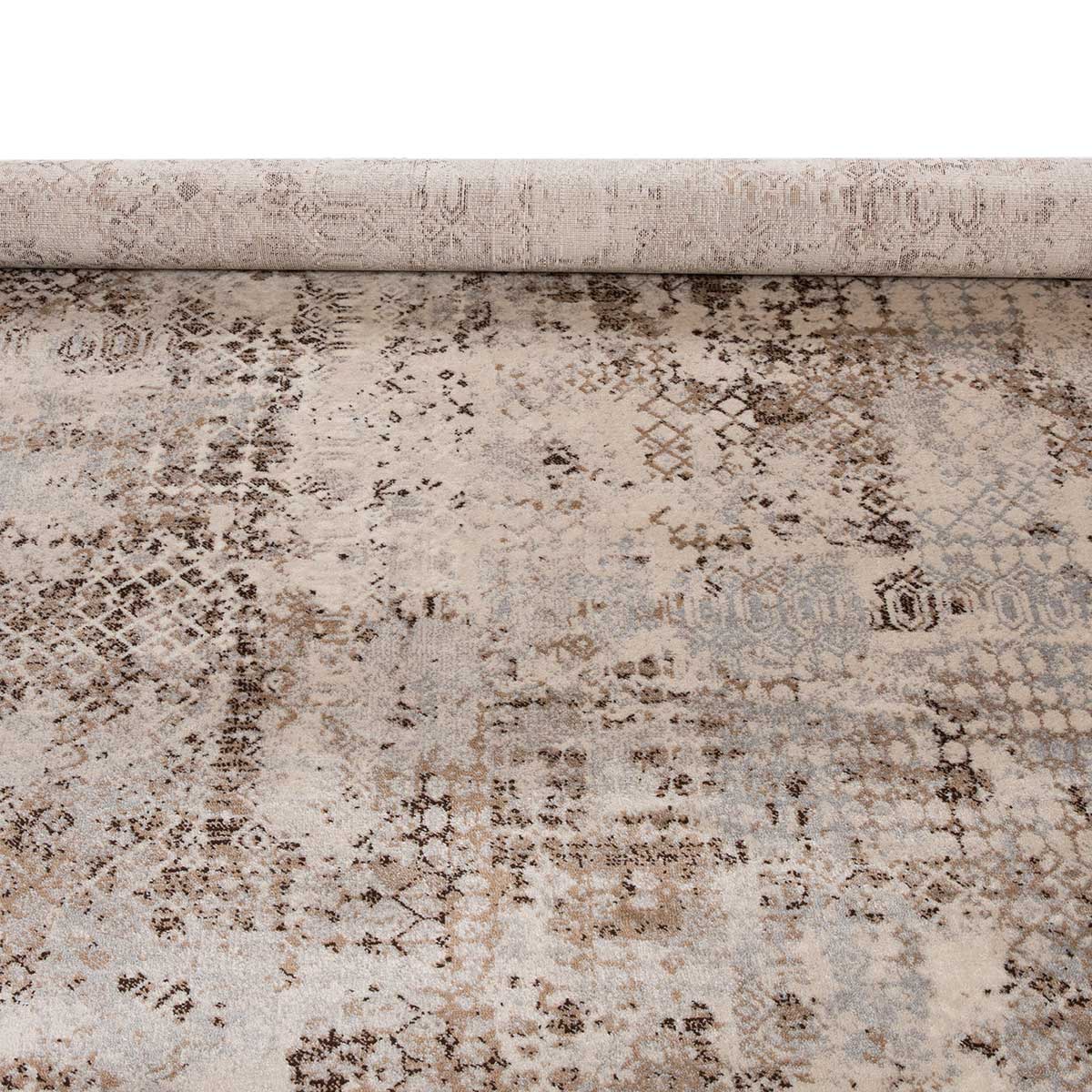 Alfombra Tune Abstract Beige 80x150cm