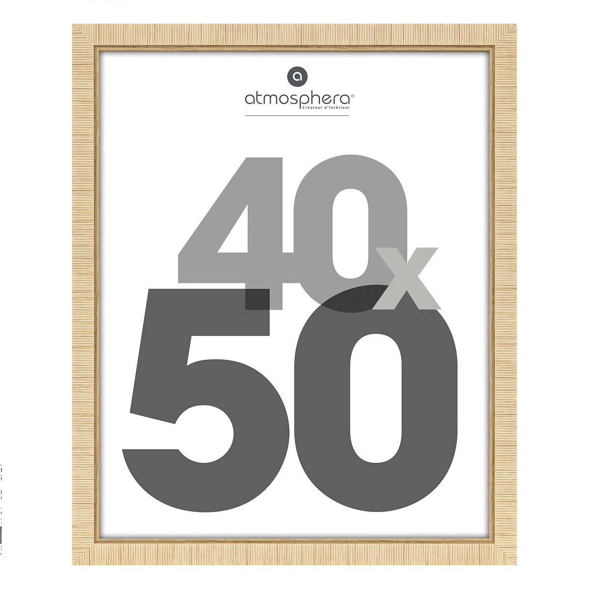 Portarretrato Thea Beige De MDF 40x50cm